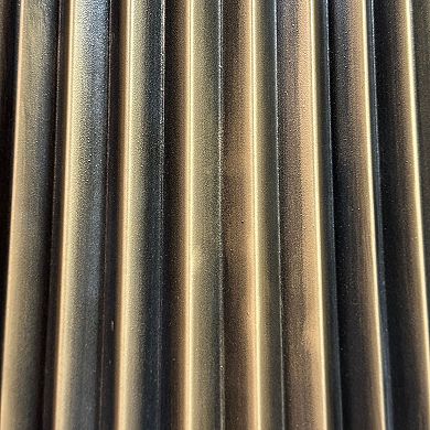 Carolina Chair & Table Brass Groove Round Dining Table