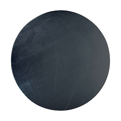 Carolina Chair & Table Brass Groove Round Dining Table