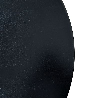 Carolina Chair & Table Brass Groove Round Dining Table