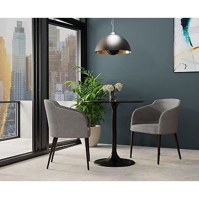 Carolina Chair & Table Round Marble Top Dining Table