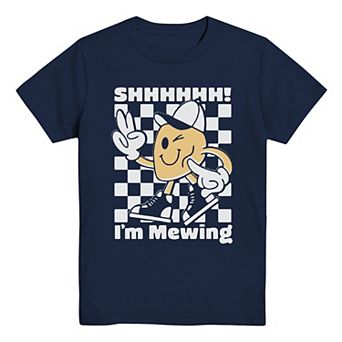 Boys 6-20 Shhhh! I'm Mewing Graphic Tee