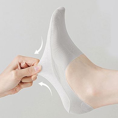 Women's Invisible Non-Slip No-Show Socks 6pk