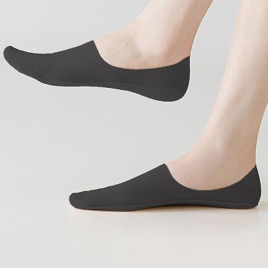 Women's Invisible Non-Slip No-Show Socks 6pk