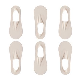 Women's Invisible Non-Slip No-Show Socks 6 pk