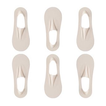 Women's Invisible Non-Slip No-Show Socks 6 pk