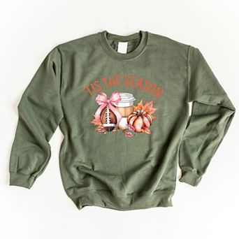 Coquette Tis The Season Fall - Womens Graphic Sweatshirt
