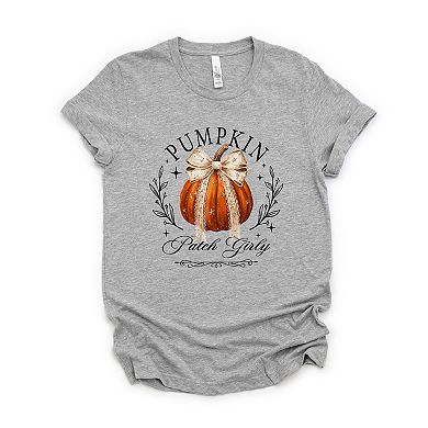 Coquette Pumpkin Patch Girly - Women's Short Sleeve Graphic T-Shirt