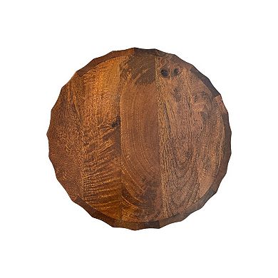 Carolina Chair & Table Accent Table with Grooves & 2 Drawers