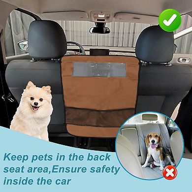 Dog Car Net Barrier, Mesh Design for Air Flow, Sturdy Material Dog Car Net Barrier