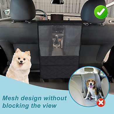 1Pcs Dog Car Barrier, with Elastic Mesh, Universal Pet Divider, for Safe Driving