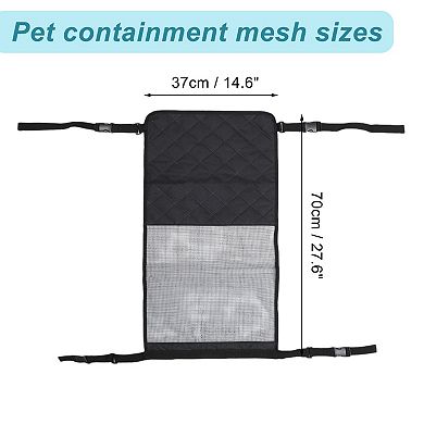 1Pcs Dog Car Barrier, with Elastic Mesh, Universal Pet Divider, for Safe Driving
