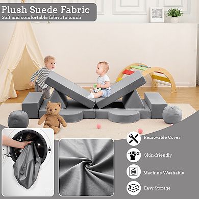 Garvee 12-Piece Kids Multifunctional Couch Set with Balls