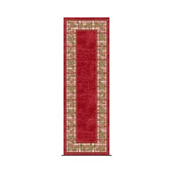 Garvee Classical Area Rug for Christmas Washable Non Slip Mat for Living Room Entrance