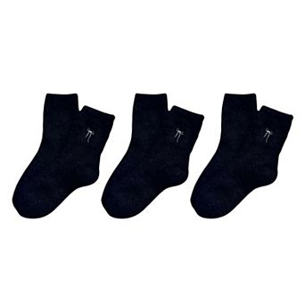 Women's 3-Pack Fuzzy Crew Socks with Embroidered Bow Detail Soft Cozy Lounge Sock Set