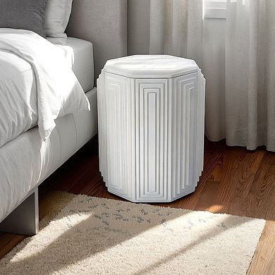 Carolina Chair & Table Geo Design Octagonal Accent Table