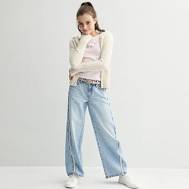 Girls 6-20 SO® Graphic Baby Tee in Regular & Plus Size