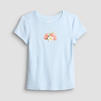 Girls 6-20 SO® Graphic Baby Tee in Regular & Plus Size