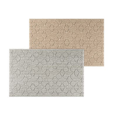 Vellux Diamond Geo Bath Rug