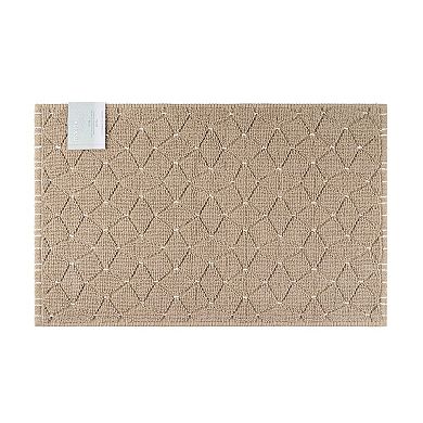 Vellux Diamond Geo Bath Rug