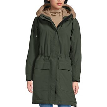 Women's Lands' End Sherpa-Lined Hood Parka