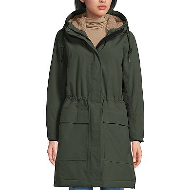 Women's Lands' End Sherpa-Lined Hood Parka