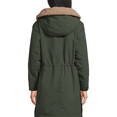 Women's Lands' End Sherpa-Lined Hood Parka