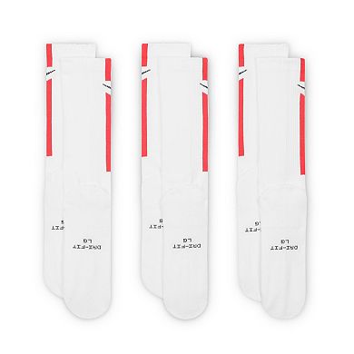 Men's Nike Everyday Elevated 3-Pack Crew Socks