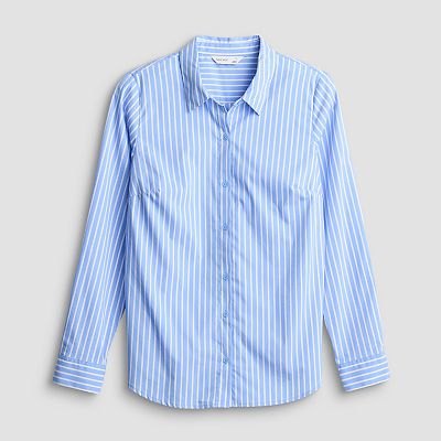 Women's Nine West Long Sleeve Structured Shirt