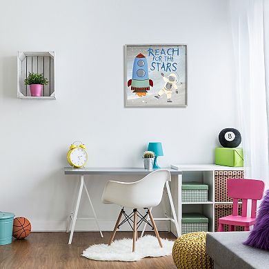 Stupell Home Decor Reach For The Stars Quote Wall Art
