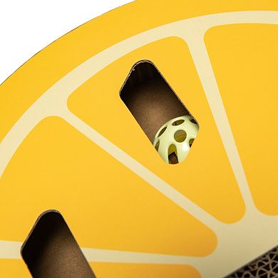 Meow Cat Scratcher & Ball Track Interactive Pet Toy