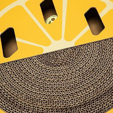 Meow Cat Scratcher & Ball Track Interactive Pet Toy