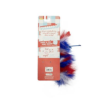 Meow Stars Stripes Mice Plush Pet Toy 4-pk.