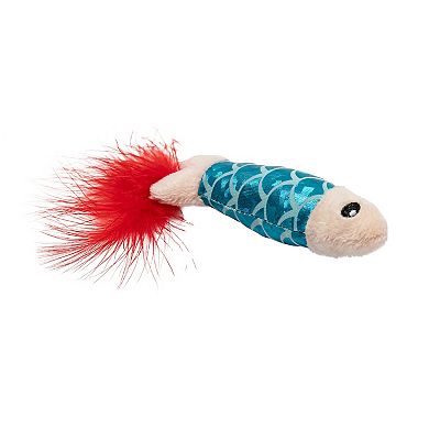 Meow 3-Pack Scaled Fish Interactive Cat Toys