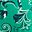 Green Gaea Chintz