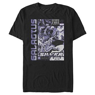 Big & Tall Marvel Fantastic Four Galactus & Silver Surfer Graphic Tee