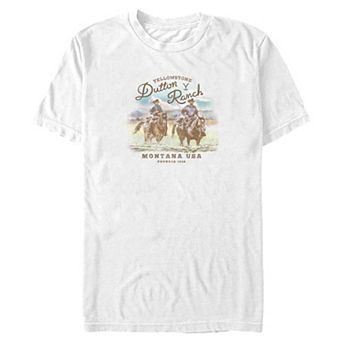 Big & Tall Yellowstone Dutton Ranch Graphic Tee