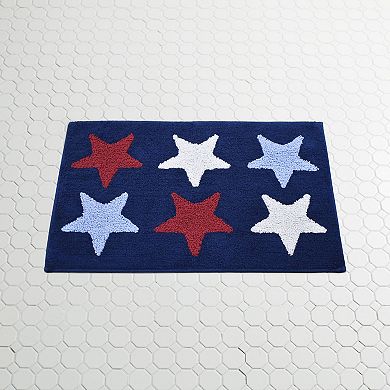 Celebrate Together™ Americana Tufted Stars Bathroom Rug
