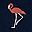 Navy Flamingo