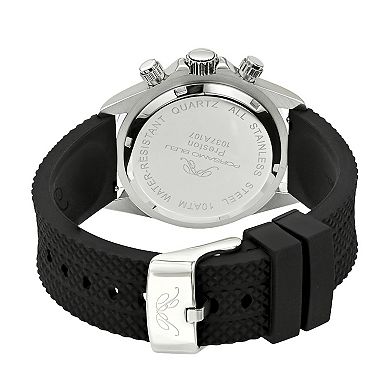 Porsamo Bleu Men's Multifunction Silicone Strap Watch