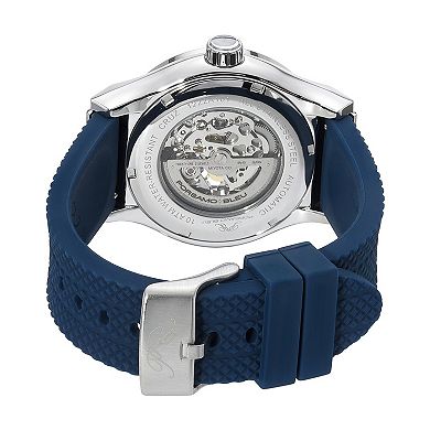 Porsamo Bleu Men's Automatic Silicone Strap Watch