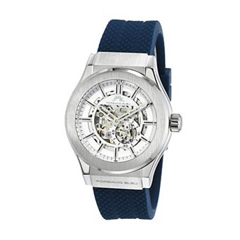 Porsamo Bleu Men's Automatic Silicone Strap Watch