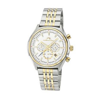 Porsamo Bleu Men's Stainless Steel Two-Tone Chronograph Watch