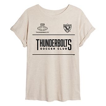Juniors' Marvel Thunderbolts Oversized Tee