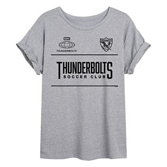 Juniors' Marvel Thunderbolts Oversized Tee