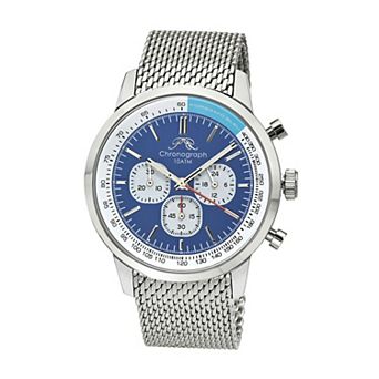 Porsamo Bleu Men's Stainless Steel Chronograph Watch
