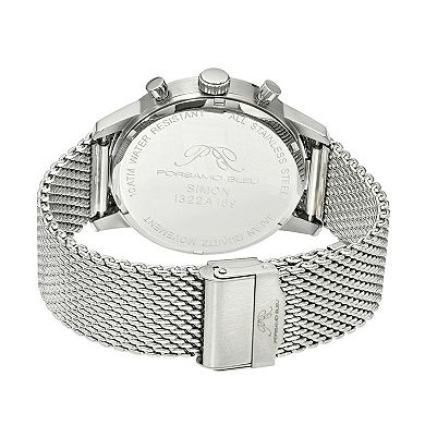 Porsamo Bleu Men's Stainless Steel Chronograph Watch
