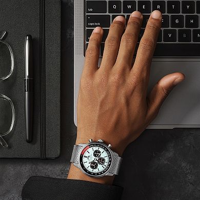 Porsamo Bleu Men's Stainless Steel Chronograph Watch