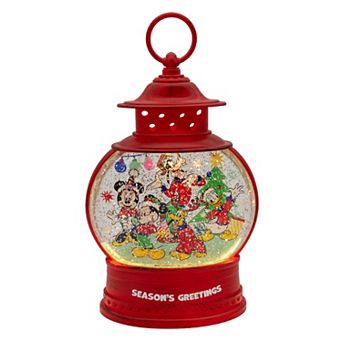Disney's Mickey Mouse & Friends 10-Inch LED Lighted Lantern with Spinning Glitter Water