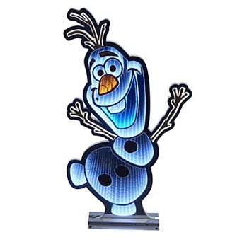 Disney's Frozen 35.4-Inch Dancing Olaf Infinity Light Outdoor Decor