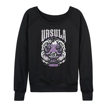 Women's Disney's The Little Mermaid Ursula The Sea Witch French Terry Long Sleeve Tee